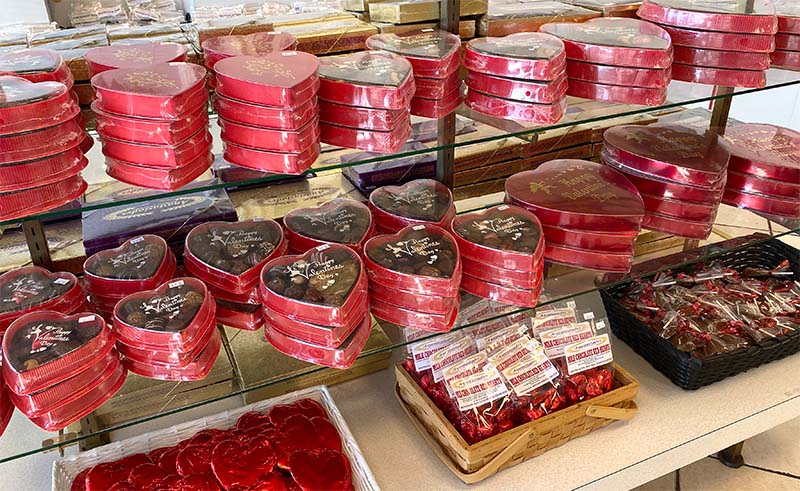 Valentine's Day Chocolate in Store